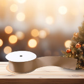 Elegante kleuren - Café au Lait Satijnen Lint