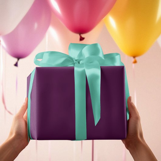 Elegante kleuren - Deep Plum Cadeaupapier