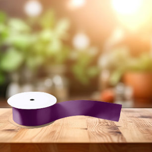 Elegante kleuren - Deep Plum Satijnen Lint