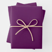 Elegante kleuren - Deep Plum Wrapping Papier Blade Inpakpapier Vel (In situ)