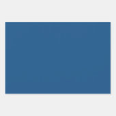 Elegante kleuren - Klassiek blauw Inpakpapier Vel (Voorkant 2)