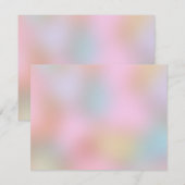Elegante Kleuren Leeg Sjabloon Abstract Modern (Voorkant / Achterkant)