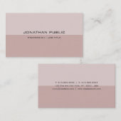 Elegante Kleuren Moderne Eenvoudige Professionele  Visitekaartje (Voorkant / Achterkant)