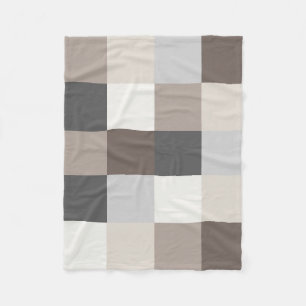 Elegante kleurharmonie modern stijlvol ontwerp fleece deken