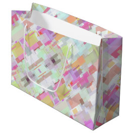 Elegante kleurrijke Abstracte geometrische all-occ Groot Cadeauzakje