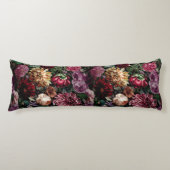 Elegante  kleurrijke bloem lichaamskussen (Voorkant)