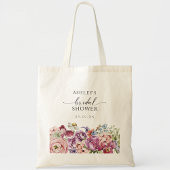 Elegante kleurrijke bloemen Wildflower Vrijgezelle Tote Bag