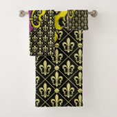 Elegante kleurrijke Fleur De Lis Handdoek (Insitu)