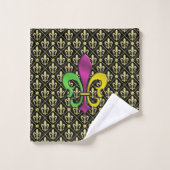 Elegante kleurrijke Fleur De Lis Handdoek (Wasdoekje)