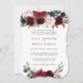 Elegante Kleurrijke Floral Delight Bruiloft Kaart (Voorkant)