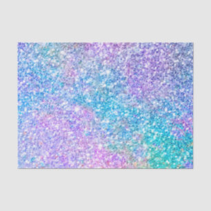 Elegante kleurrijke glitter textuur print tissuepapier