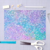 Elegante kleurrijke glitter textuur print tissuepapier (Craft)