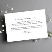 Elegante kleurrijke herfstbruiloft bedankkaart kaart