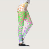 Elegante Kleurrijke Ipanema Luipaard Dierenprint Leggings (Rechts)