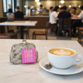 Elegante kleurrijke "LOVE" typografie kunst Sleutelhanger