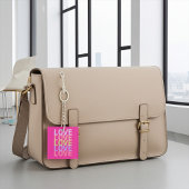 Elegante kleurrijke "LOVE" typografie kunst Sleutelhanger