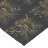 Elegante Kleurrijke Patrijzen Medium Tafelloper (Hoek)