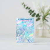 Elegante Kleurrijke Rainbow Crystal Sieraden Displ Visitekaartje (Staand voorkant)