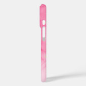 Elegante kleurrijke, roze, Paarse gemarmerde aange Case-Mate iPhone Case (Achterkant / Links)
