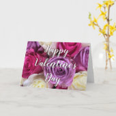 Elegante Kleurrijke Rozen Bloemige Beste Vriend Kaart (Gele Bloem)