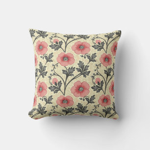 Elegante Kleurrijke Stijlvolle Romantische Bloemri Kussen