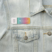 Elegante Kleurrijke & Verbazingwekkende Gradiënt:  Naamplaatje (In situ)