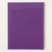 Elegante kleurrijke Waterverf estheticus Planner (Achterkant)