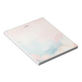 Elegante Kleurrijke Waterverf Sky Scene Notitieblok (Schuin)