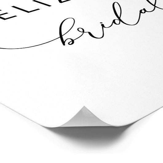 Elegante kleurrijke wilde bloem vrijgezellenfeest  poster