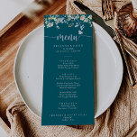 Elegante kleurrijke Wildflower Dinner Menu<br><div class="desc">Deze elegante kleurrijke wildflower dinerkaart is perfect voor een rustieke bruiloft. Het ontwerp is voorzien van groene,  gele,  paarse,  blauw waterverf kleurrijke weidebloemen. Dit menu kan worden gebruikt voor een huwelijksreceptie,  repetitiediner,  vrijgezellenfeest of een evenement.</div>