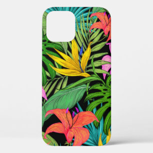 Elegante Kleurrijke Zomer Tropisch Bloemmotief Bla Case-Mate iPhone Case