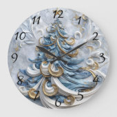 Elegante klokken versieren de boom (Voorkant)