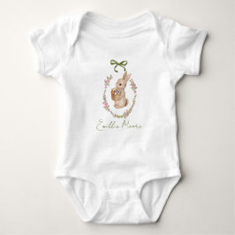 Elegante Knuffel Konijn Pasen Romper