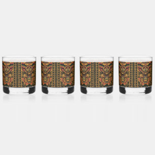 Elegante Kobalt "Aztec Dream" 354ml Drink Tumblers Whisky Glas
