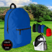 Elegante Kobalt Blauwe Rugzak, Zak/Pas aan