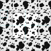 Elegante koeienprint stof (Delen)