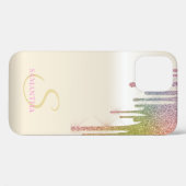 Elegante Koele Regenboog Glitterdruppels Case-Mate iPhone Case (Achterkant (horizontaal))