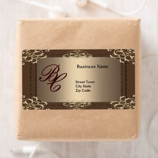 Elegante koffie gouden elite van het etiket (Insitu)