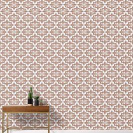 Elegante koffie Mocha Brown Damask Behang
