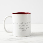 Elegante Koffie Mok- Perfect Cadeau voor Koffielie Tweekleurige Koffiemok (Links)