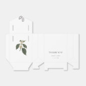 Elegante koffieboon Botanische Boheemse bruiloft Bedankdoosjes (Uitgevouwen)