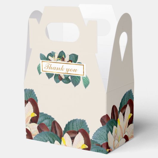 elegante koffieboon dank je partij bedankdoosjes (Geopend)