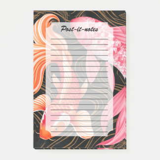 Elegante Koi Vis Japanse Aquarel Post-it® Notes