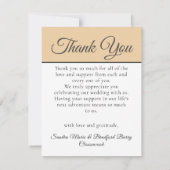 Elegante kolibrie bruiloft fotocollage bedankkaart (Achterkant)