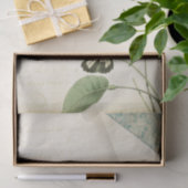 Elegante kolibrie Ephemera Tissuepapier (Geschenk)