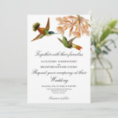 Elegante kolibrie lelie salie groene bruiloft (Staand voorkant)