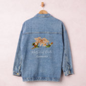 Elegante kolibrie moeder van de bruid bruiloft denim jacket (Hangar)