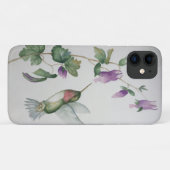 Elegante Kolibrie Tuin Aquarel Schildering Case-Mate iPhone Case (Achterkant (horizontaal))