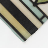 Elegante kolibriekunst botanische boho chic fleece deken (Hoek)