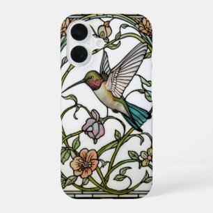 Elegante kolibriekunst botanische boho chic iPhone 16 hoesje